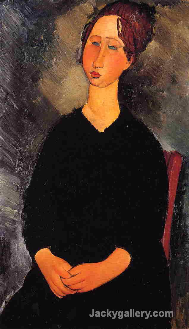 Little Serving Woman by Amedeo Modigliani paintings reproduction